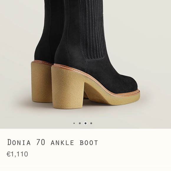 Authentic Hermes Donia 70 boots size 37.5 - Picture 3 of 12